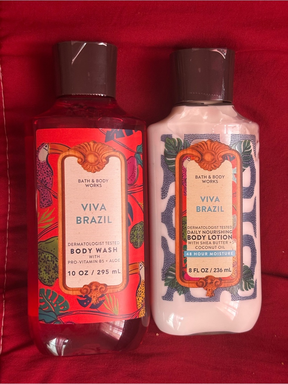 Bath & Body Works Viva Brazil Body Wash and Lotion Duo